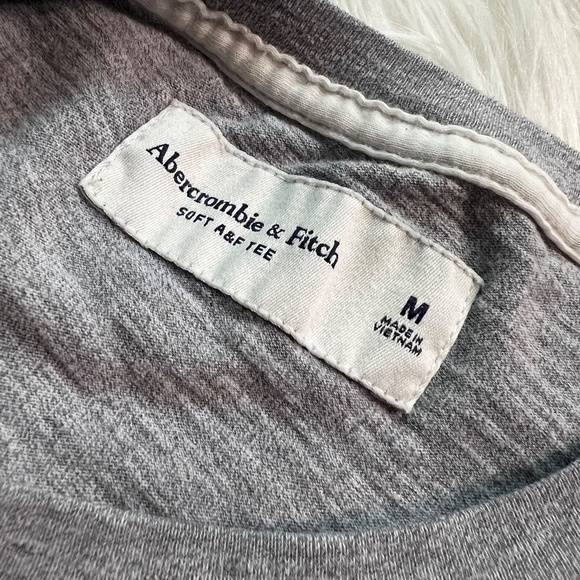 Bundled [A&F] Essential NWT Abercrombie Navy Gray Tee T-Shirts | XS Small Medium - Picture 6 of 15